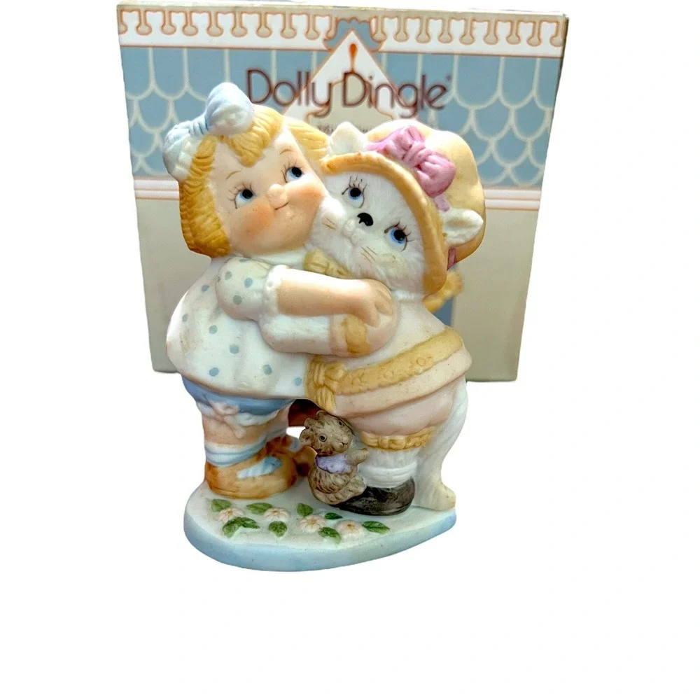 1988 DOLLY DINGLE House of Global Art God Is Purrfect Love 725205 Kitty Cat
